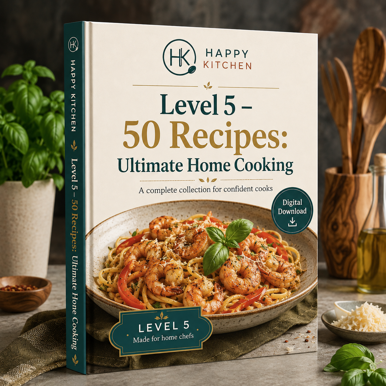 Happy Kitchen – Level 5: Ultimate Home Cooking | 50 Recipes