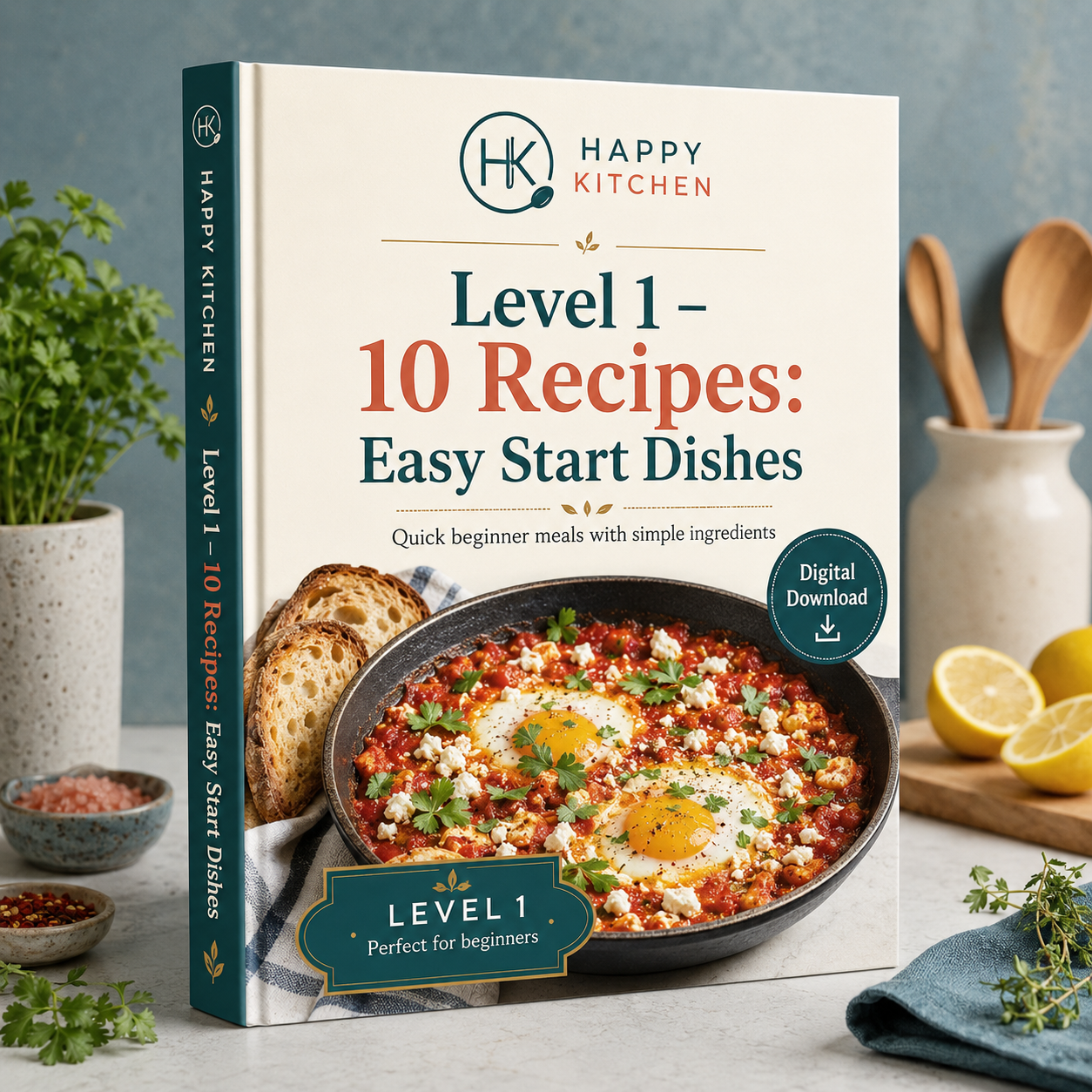 Happy Kitchen – Level 1: Easy Start Dishes | 10 Recipes
