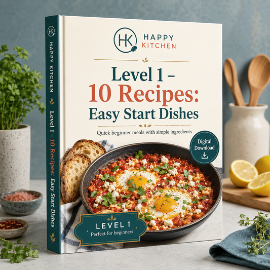 Happy Kitchen – Level 1: Easy Start Dishes | 10 Recipes