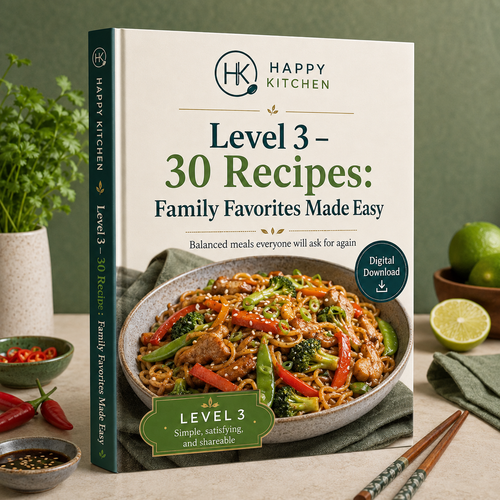 Happy Kitchen – Level 3: Family Favorites Made Easy | 30 Recipes