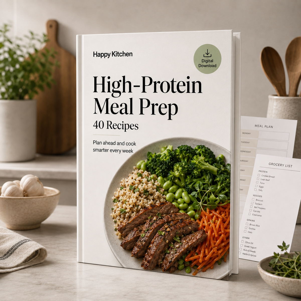 High-Protein Meal Prep | 40 Recipes
